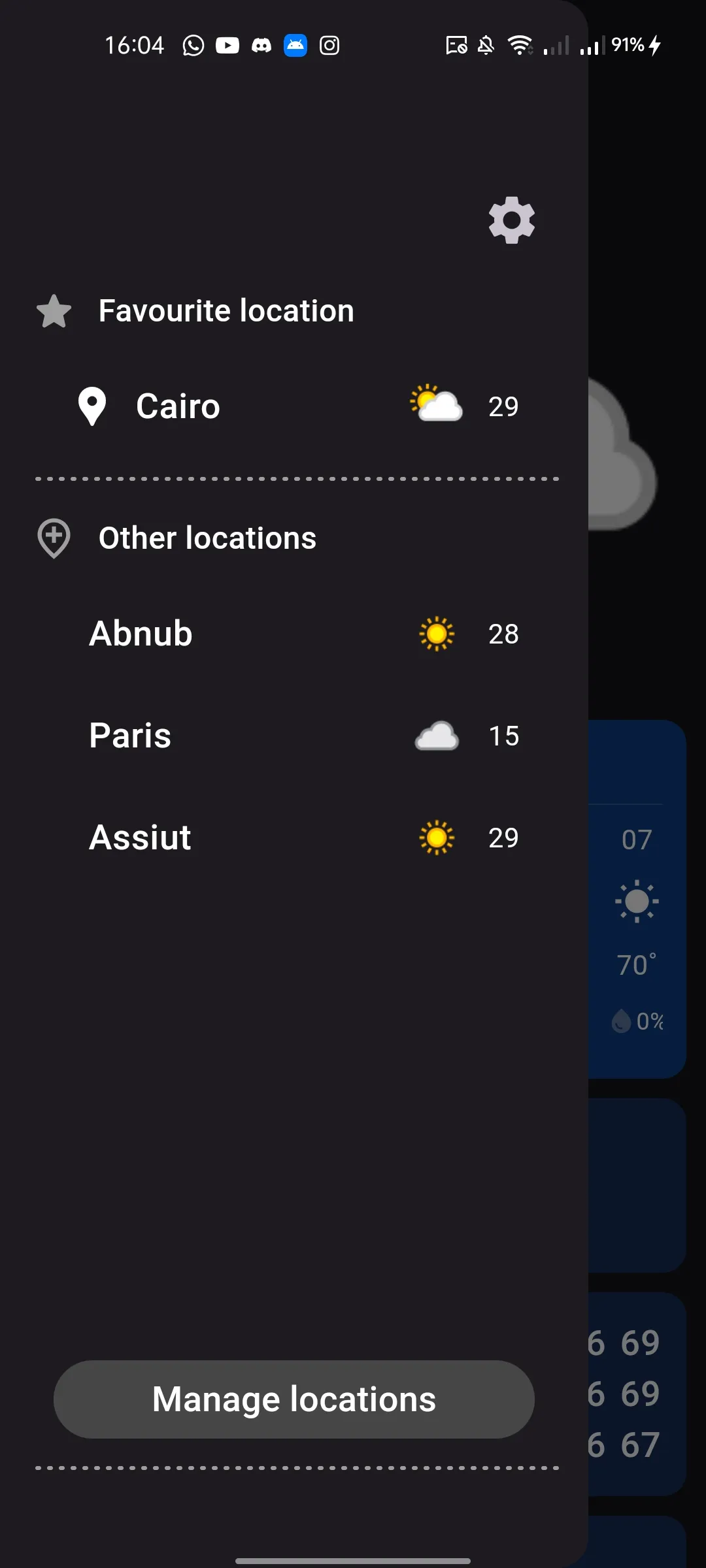 Settings